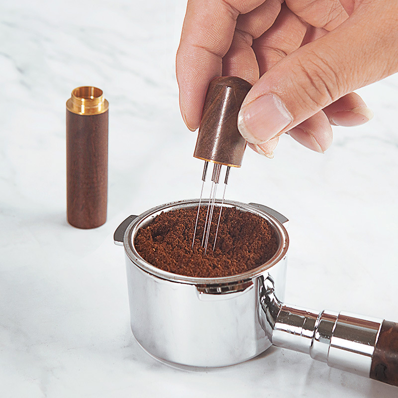 Coffee Tamper Leveler - Doseur de café aiguilles en acier