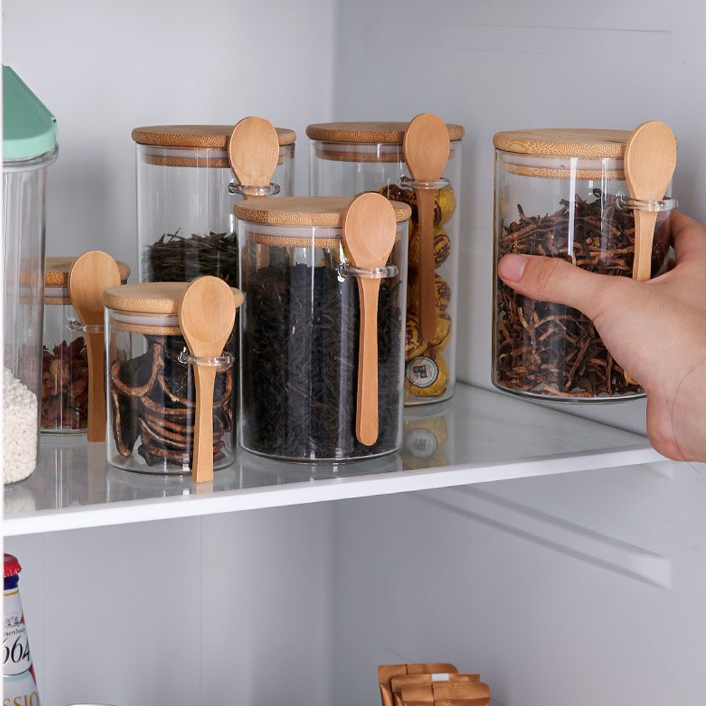 Canister Coffee Sugar Tea - Contenants en plastique hermétiques pour aliments,