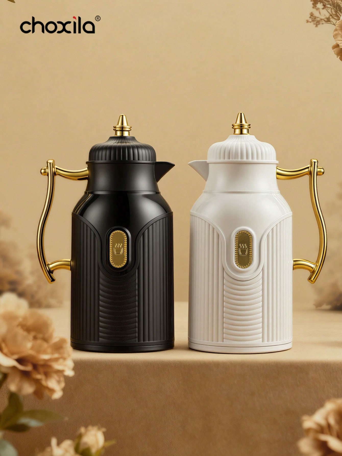Coffee Tea Jug - Bouilloire isotherme de grande capacité, théière
