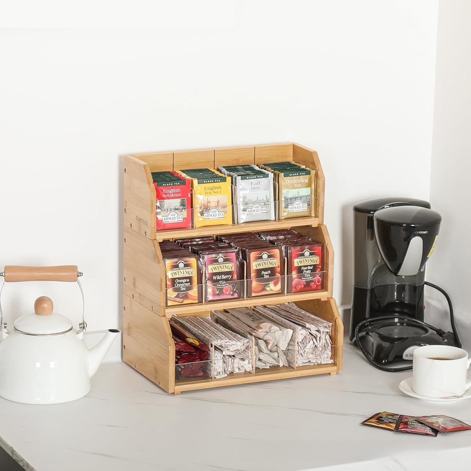 Coffee Tea Room - Boîte de rangement pour sachets de