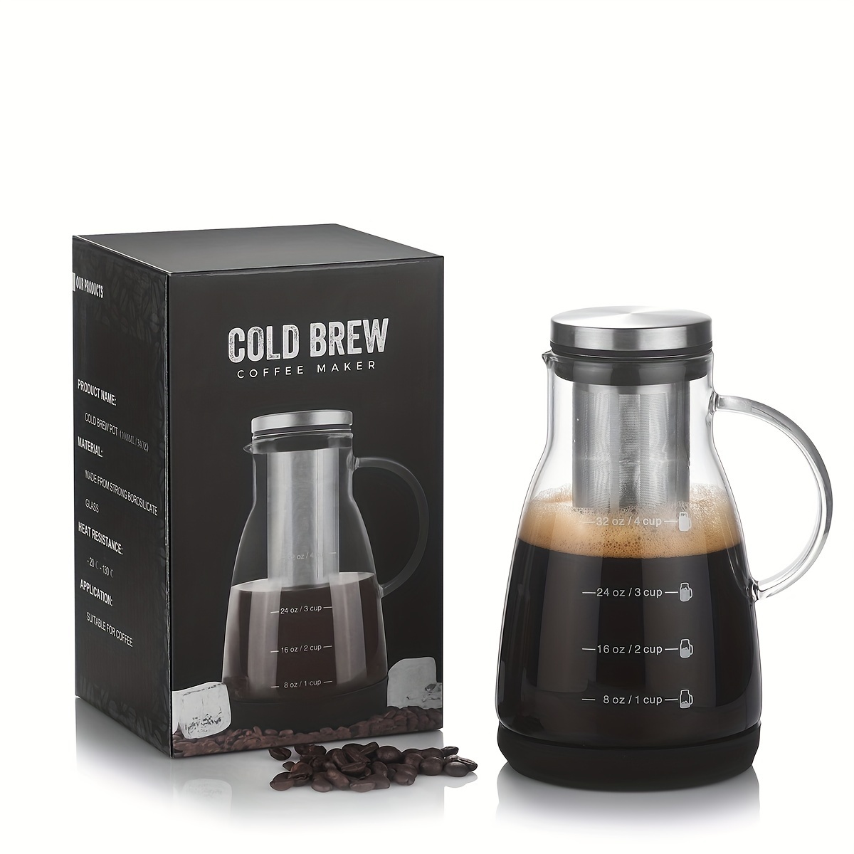 Coffee Tea Jug - Carafe à café froid classique en