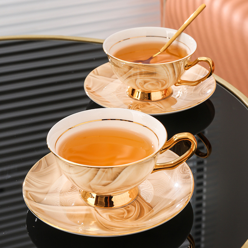 Coffee Tea Gift Set - Ensemble de soucoupes de tasse à
