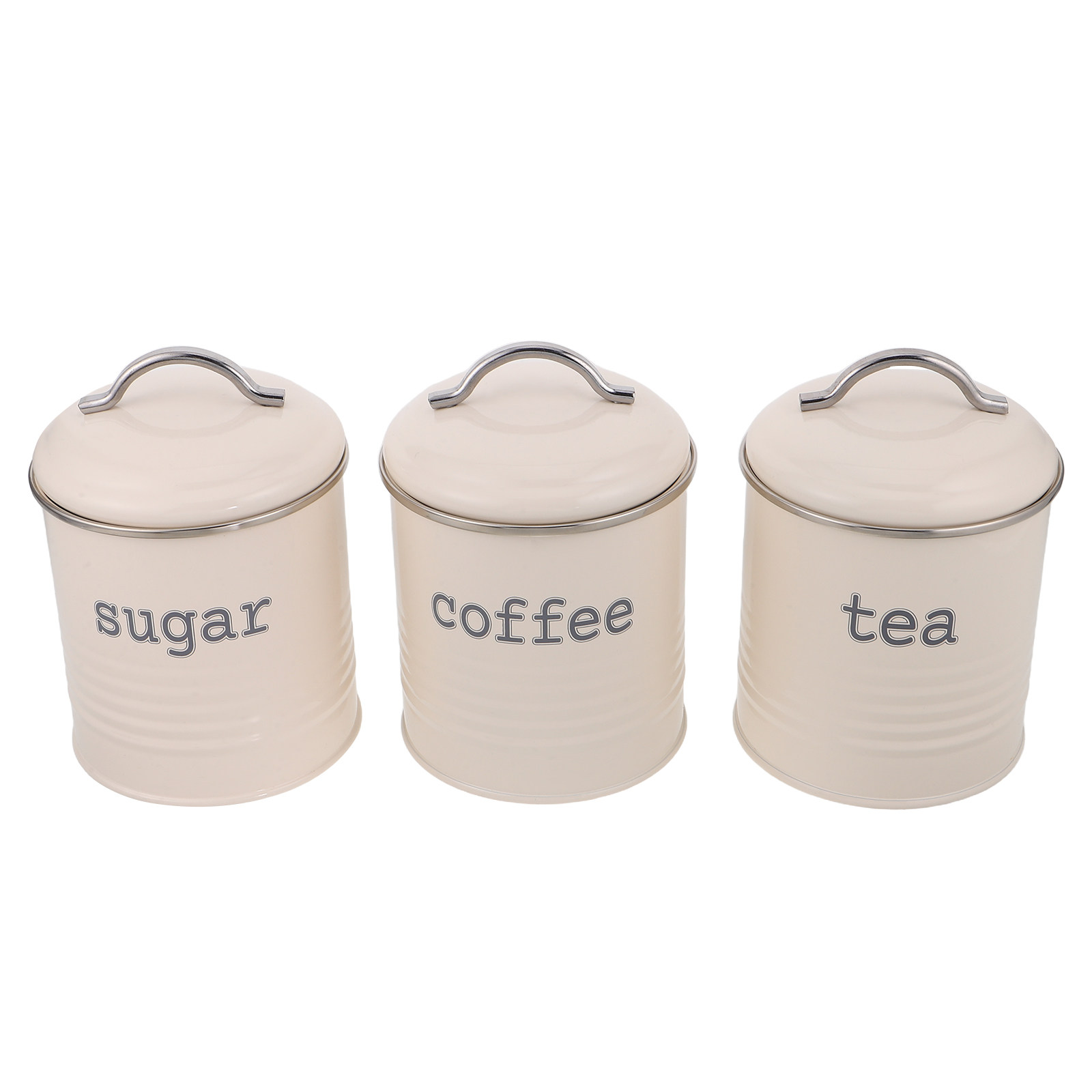 Coffee Tea Containers - Lot de 3 boîtes hermétiques pour