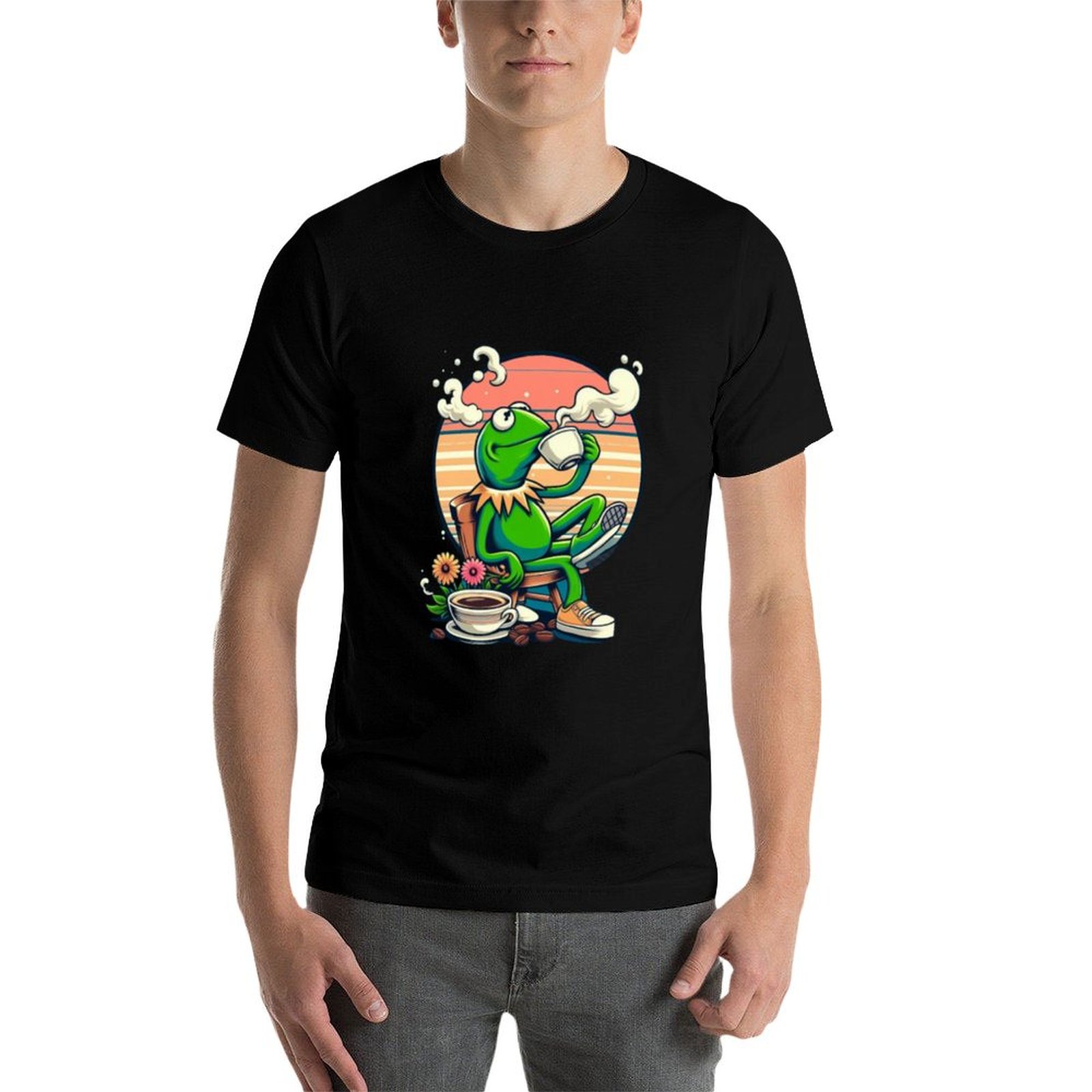 Kermit buvant du thé gif. Le d - Coffee Tea Festival avis et prix