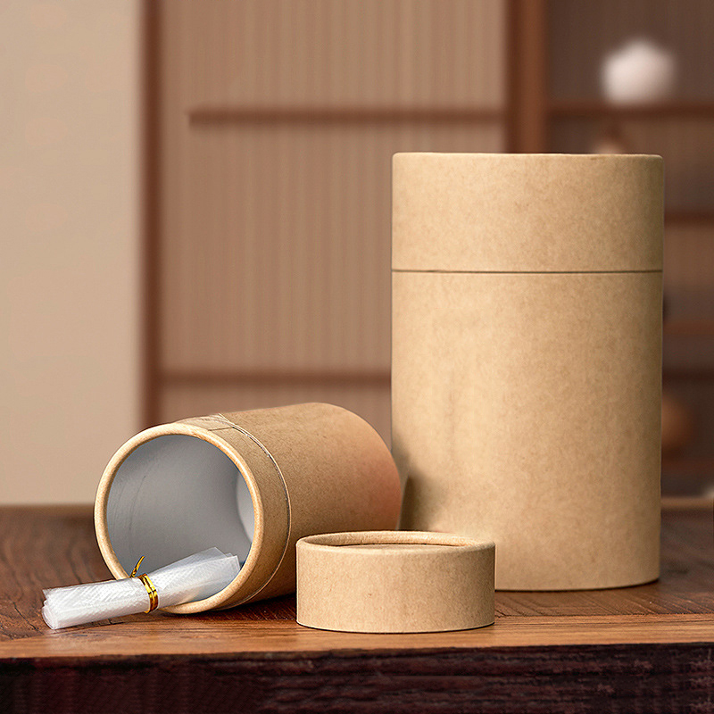 Tubes ronds en carton Kraft, c - Coffee Tea Containers avis et prix