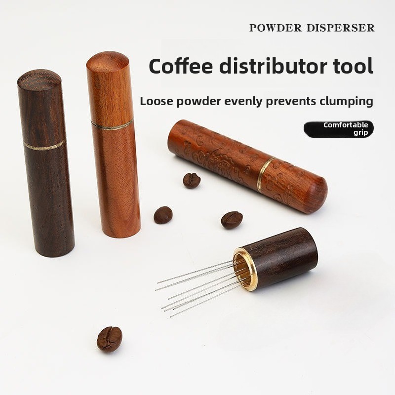 Tasseur à café en bois et acie - Coffee Tamper Leveler avis et prix