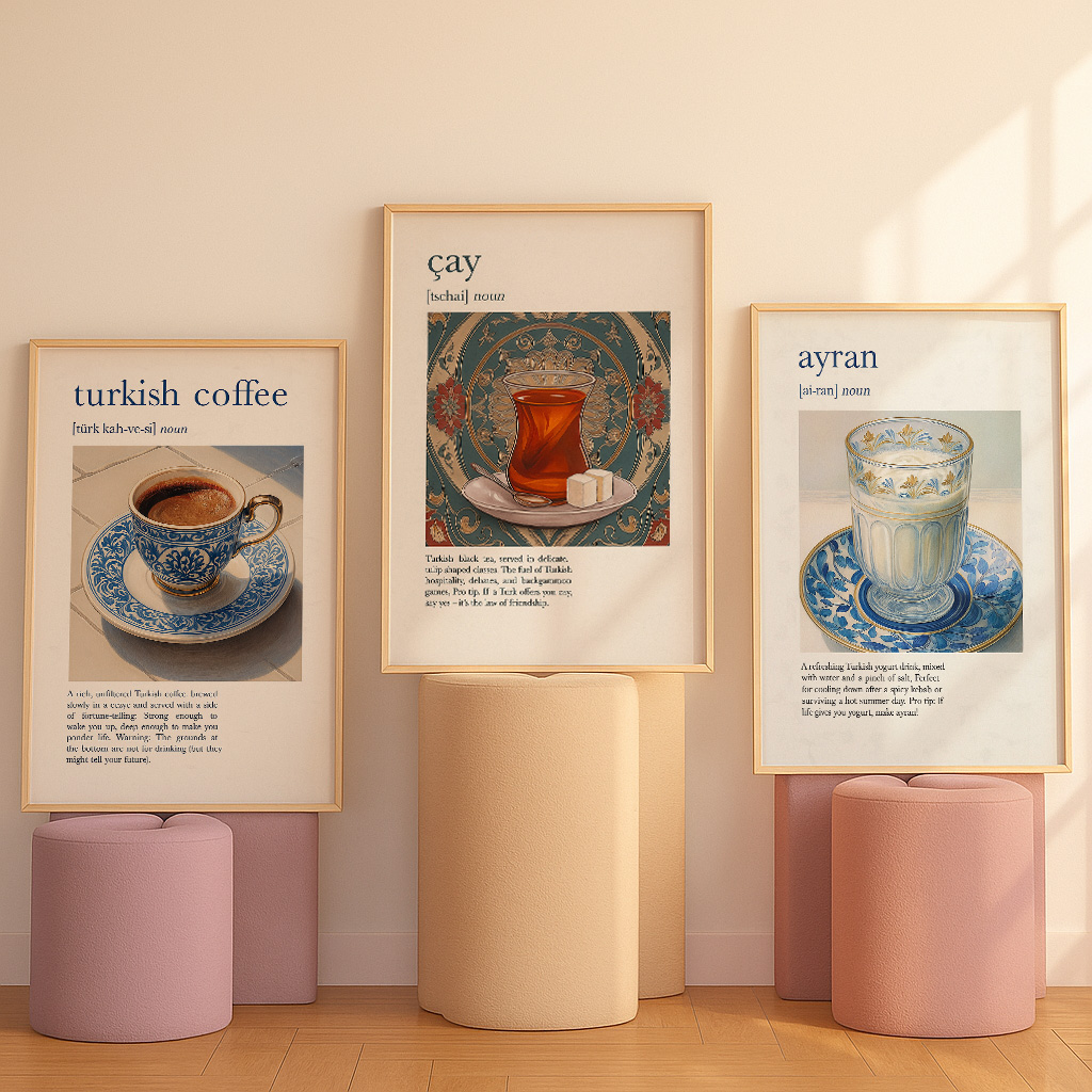 Affiche de cuisine traditionne - Coffee And Tea Lyrics avis et prix