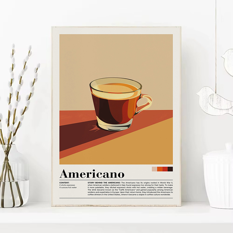 Affiches de boissons de café v - Coffee And Tea Lyrics avis et prix