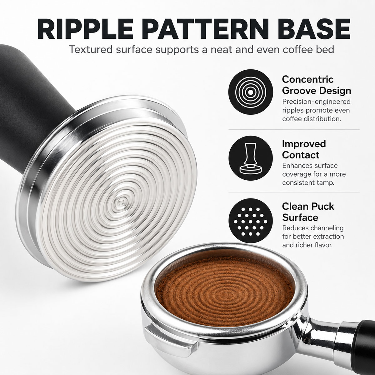 1 tamper à café de 51/53/58 mm - Coffee Tamper Leveler avis et prix