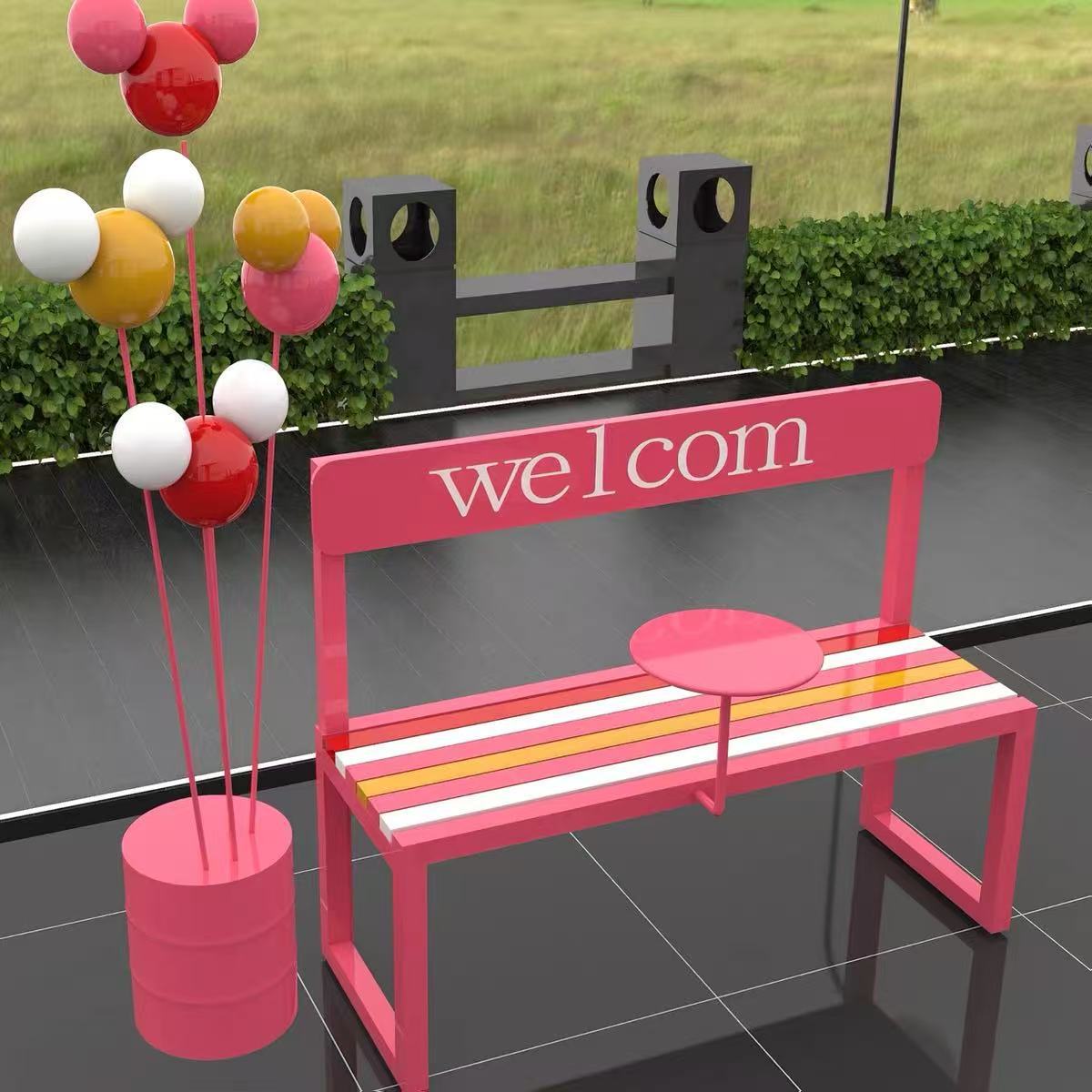 Chaise arc-en-ciel pour l'amén - Coffee Tea Lounge avis et prix
