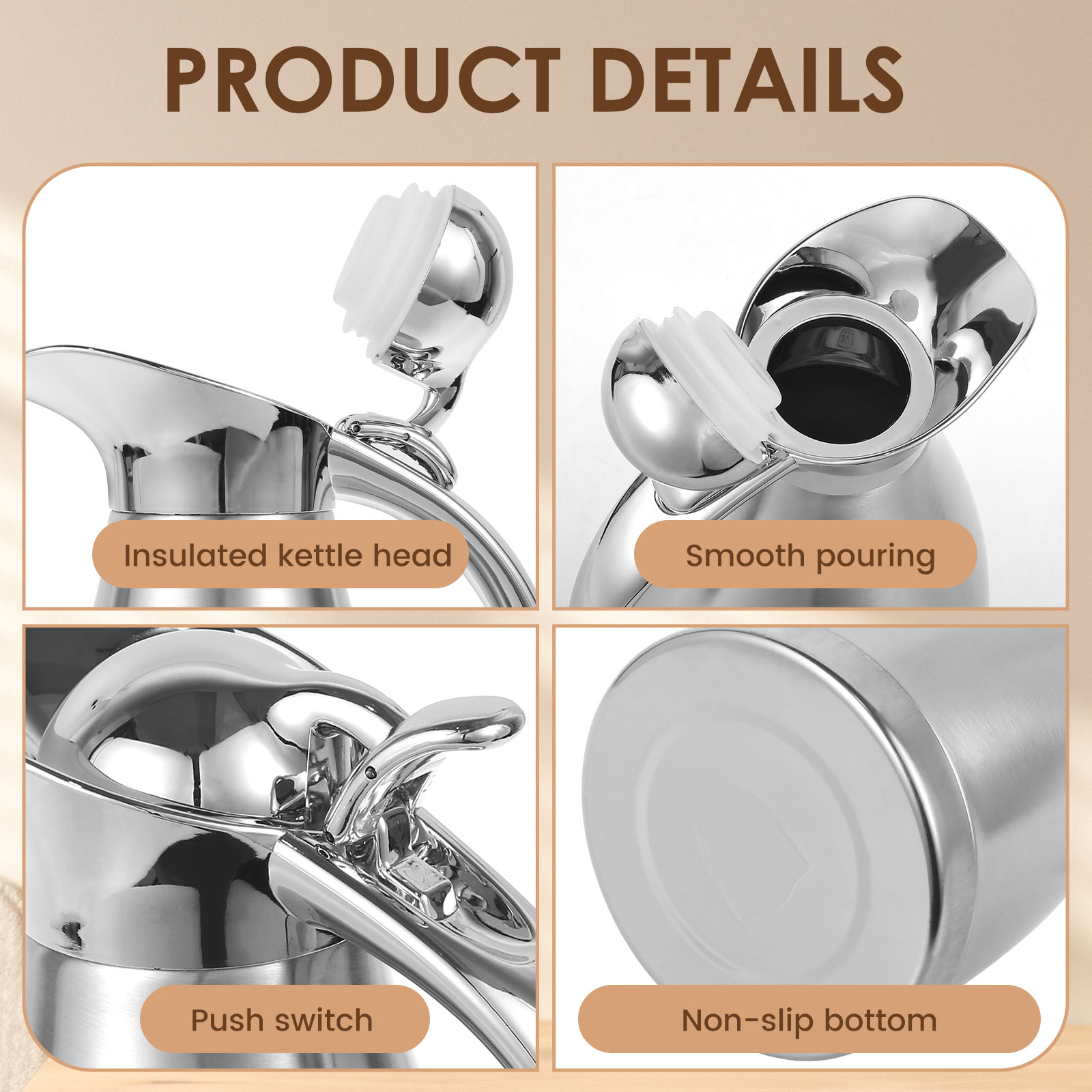 Bouilloire thermique de cuisin - Coffee Tea Water Heater avis et prix