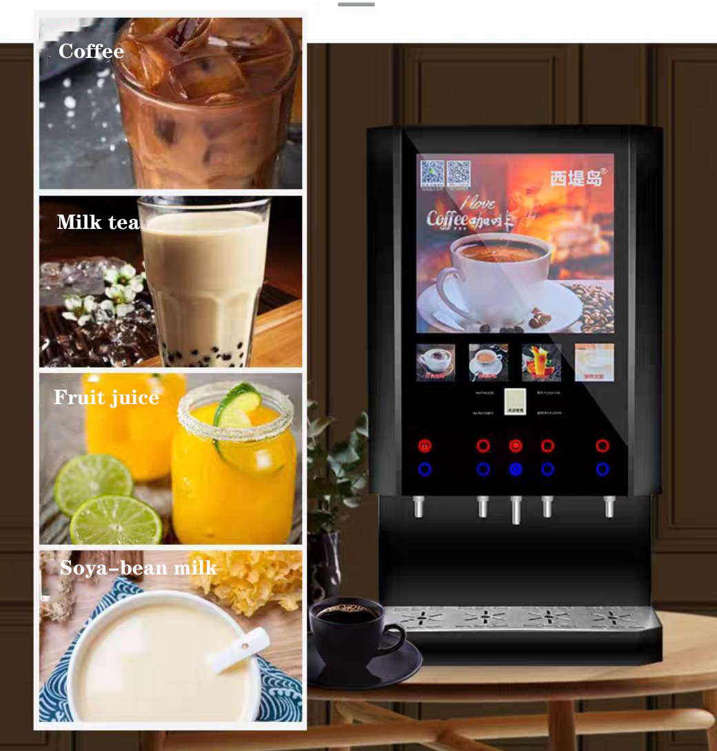 Machine à café et à thé instan - Coffee Tea Vending Machine Price avis et prix