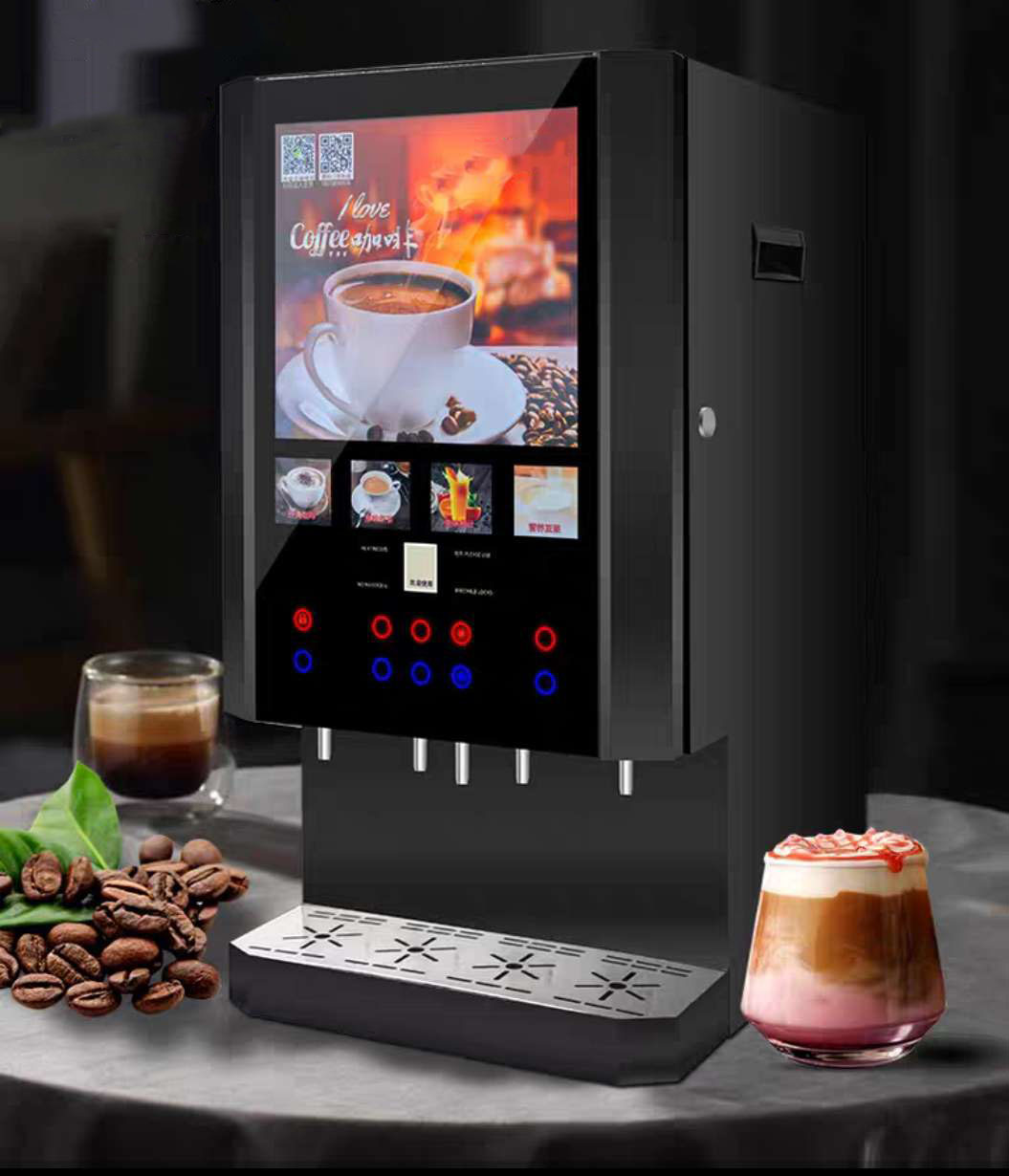 Machine à café et à thé instan - Coffee Tea Vending Machine Price avis et prix
