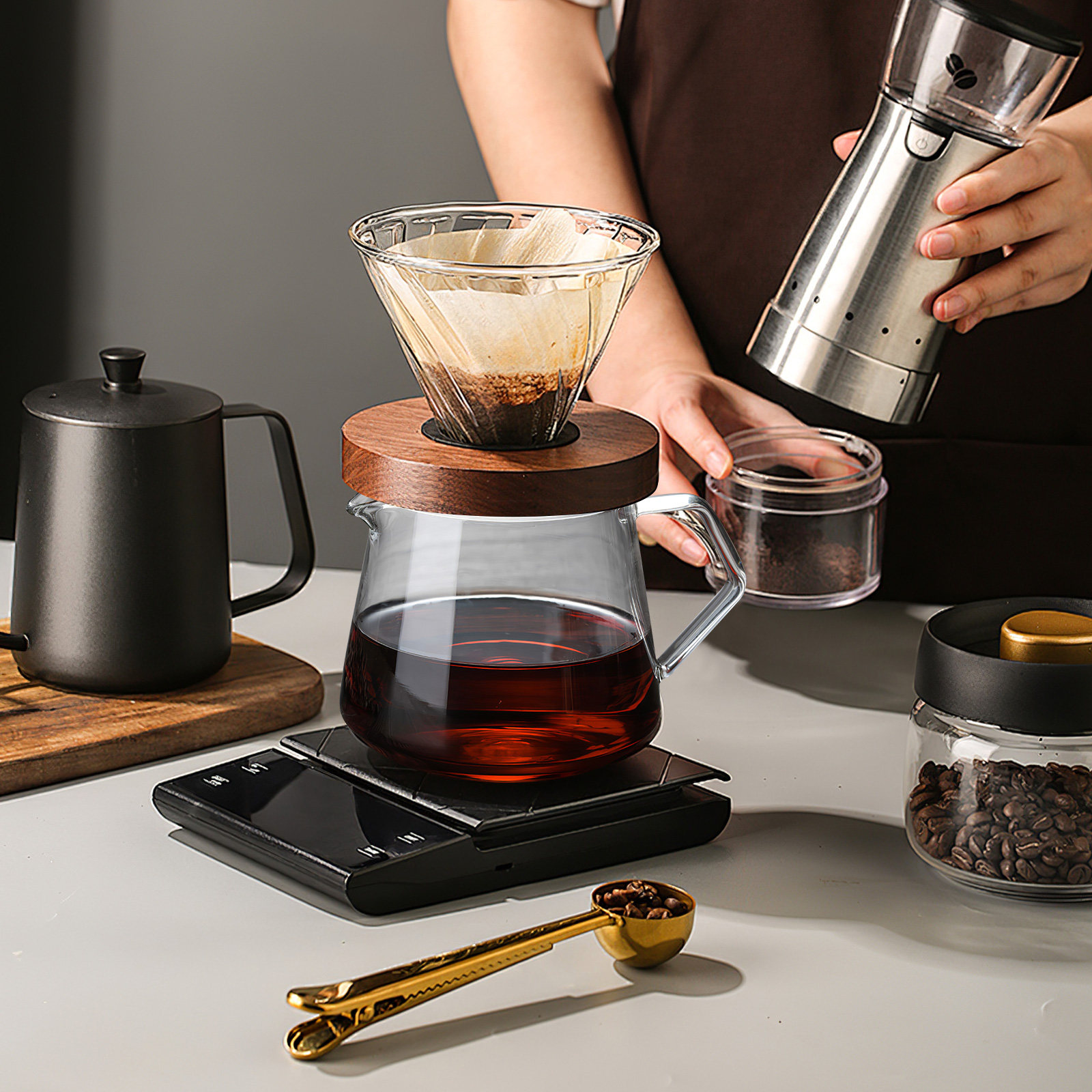 1 pièce, Carafe en verre haute - Coffee Tea Jug avis et prix