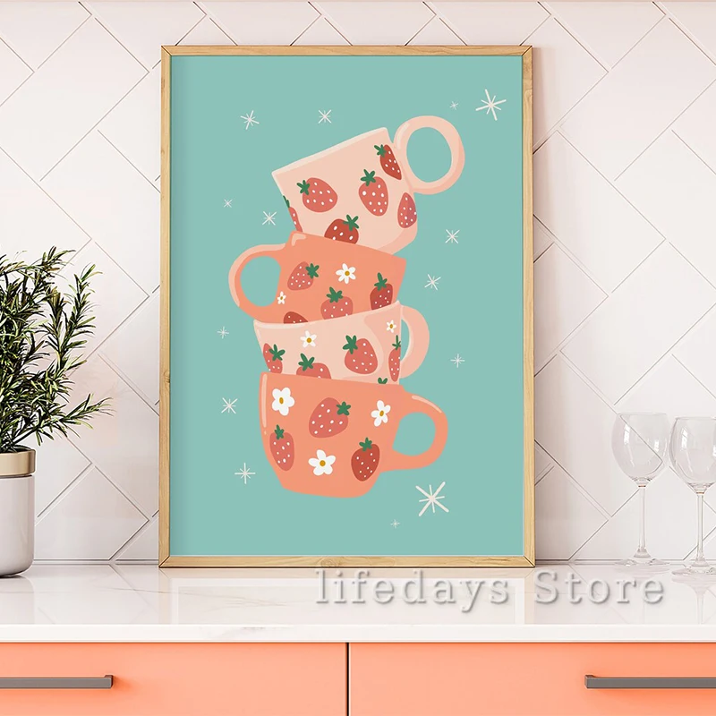 Peinture sur toile colorée, ét - Coffee And Tea Lyrics avis et prix