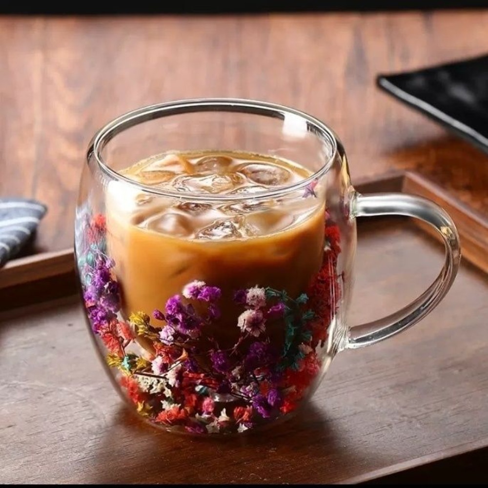 Mug en verre à double paroi de - Coffee Tea Or avis et prix