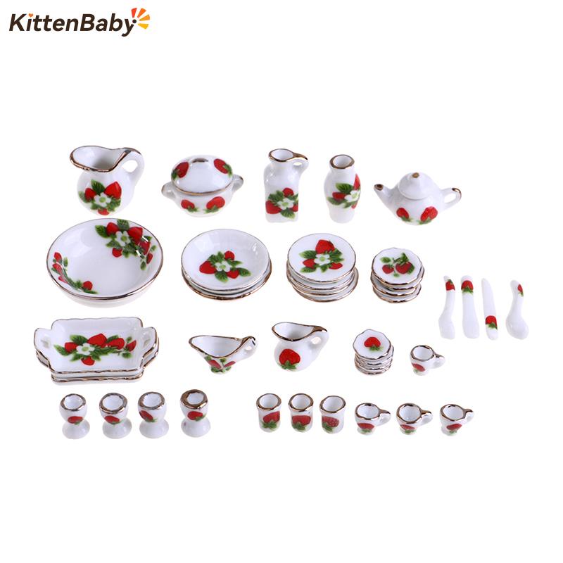 Miniature Butter House Flower  - Tea Coffee Pot Set avis et prix