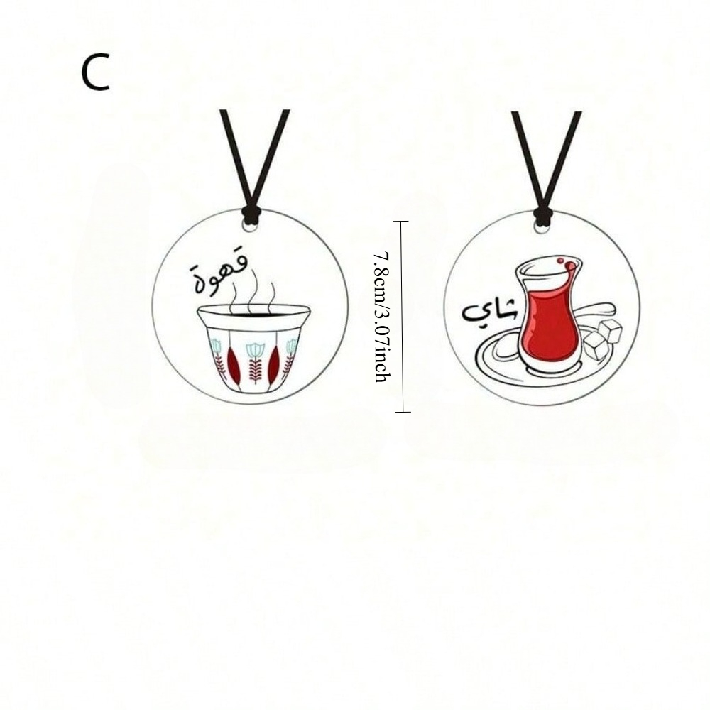 Pendentifs en acrylique noir p - Coffee Tea Festival avis et prix