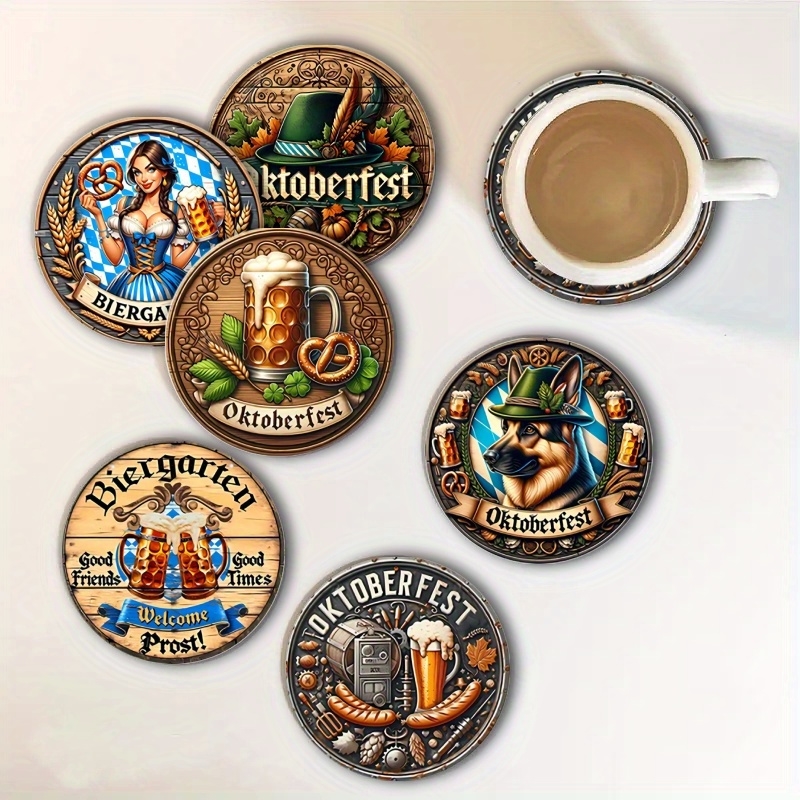 6 pièces de sous-verres et set - Coffee Tea Jug avis et prix