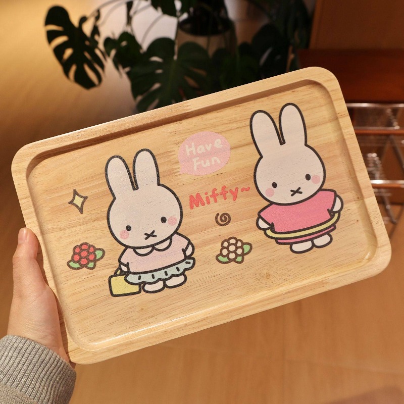 Assiette en bois mignonne Miff - Coffee Tea Room avis et prix