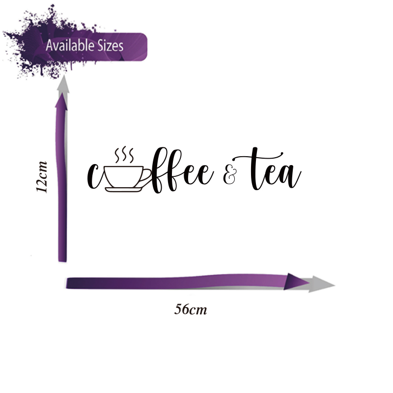 Autocollant mural en vinyle Lo - Coffee Tea Festival avis et prix