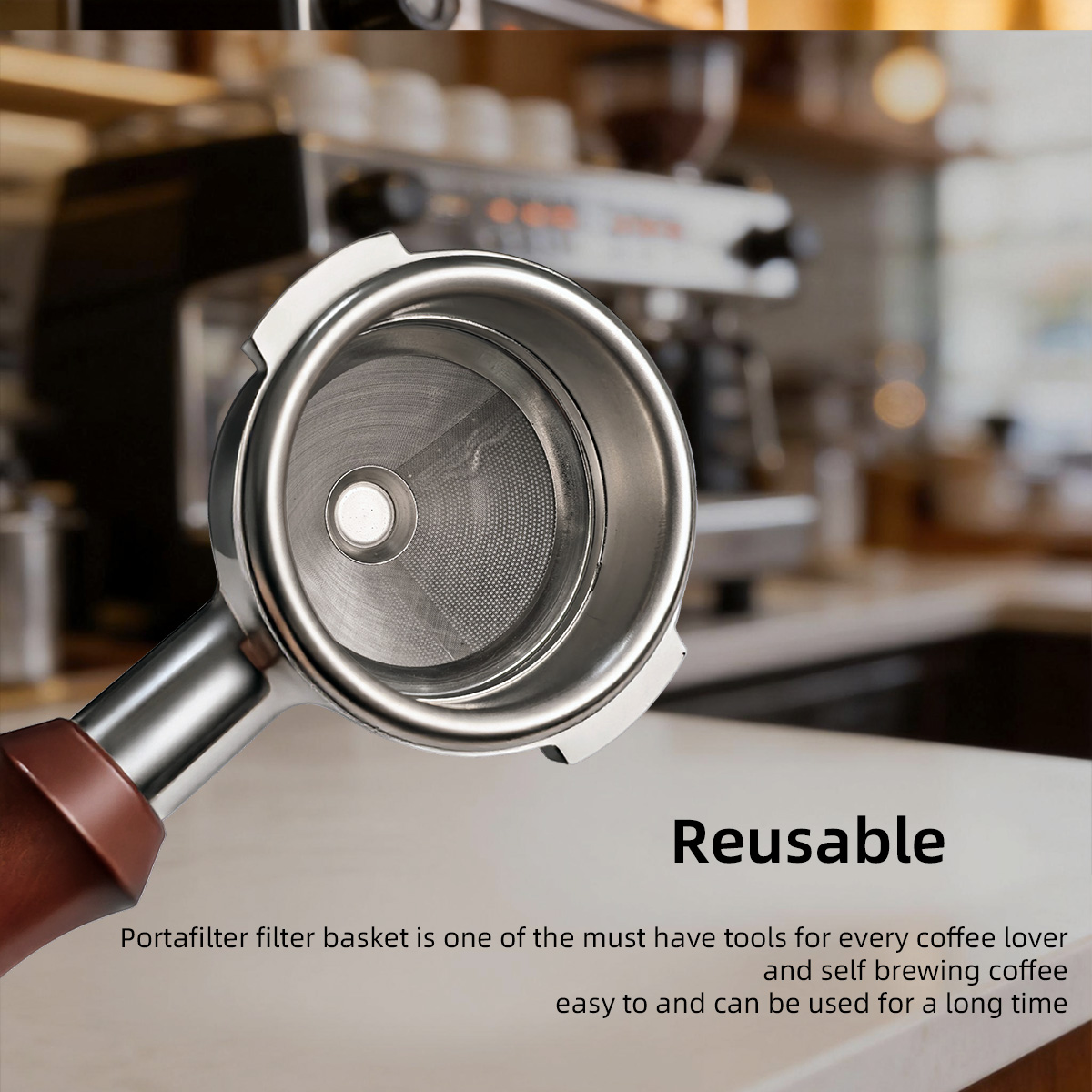 Panier filtrant de 58 mm pour  - Coffee Tamper Leveler avis et prix