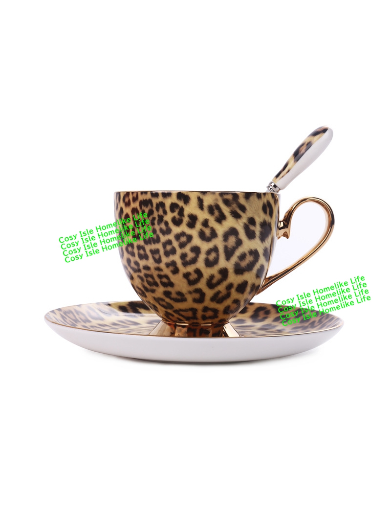 Ensemble de tasses à café léop - Coffee Tea Festival avis et prix