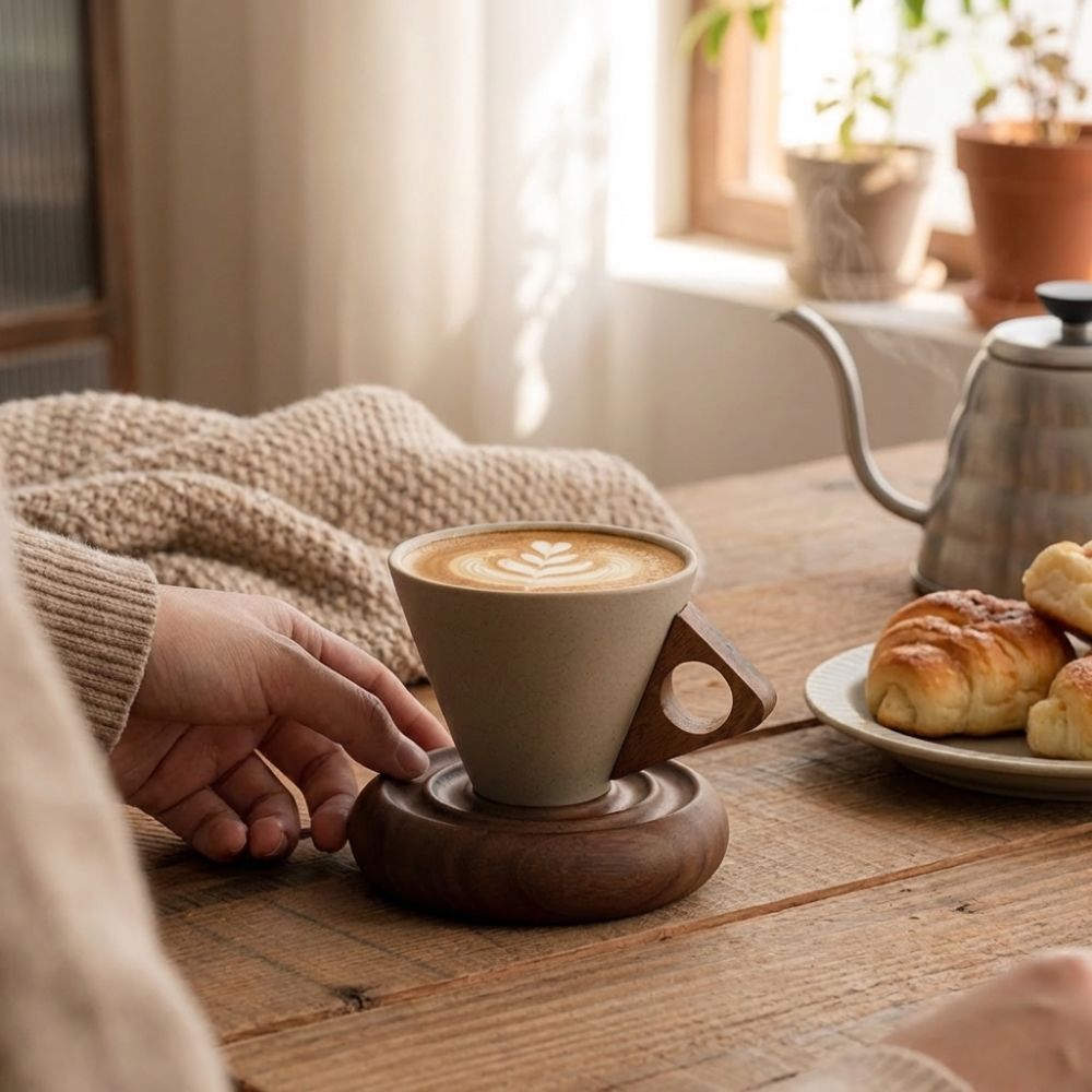 Tasse conique triangulaire en  - Coffee Tea For Me avis et prix