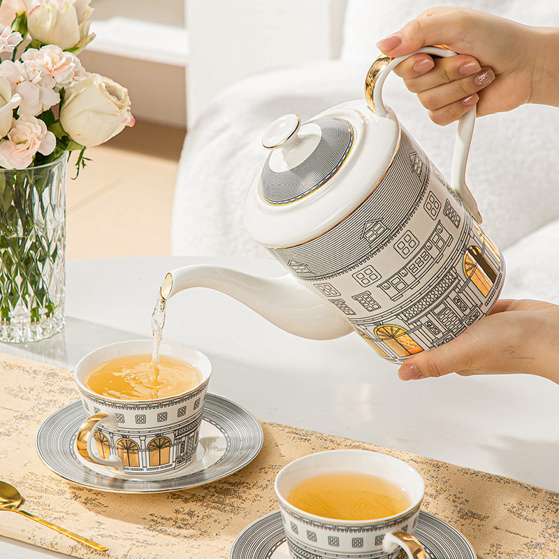 Tasse architecturale et tasse  - Tea Coffee Pot Set avis et prix