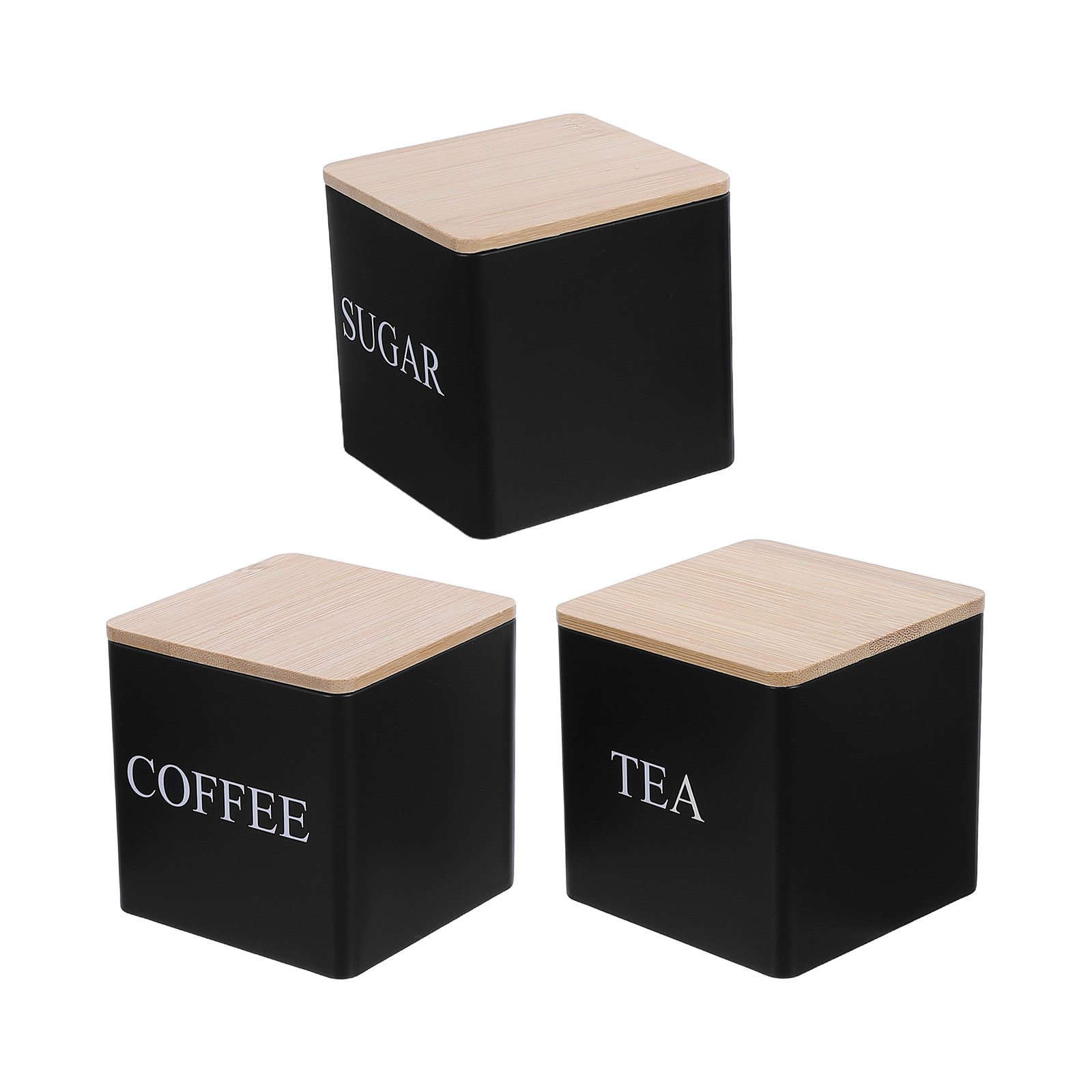 Ensemble de 3 boîtes à thé, ca - Coffee Tea Containers avis et prix