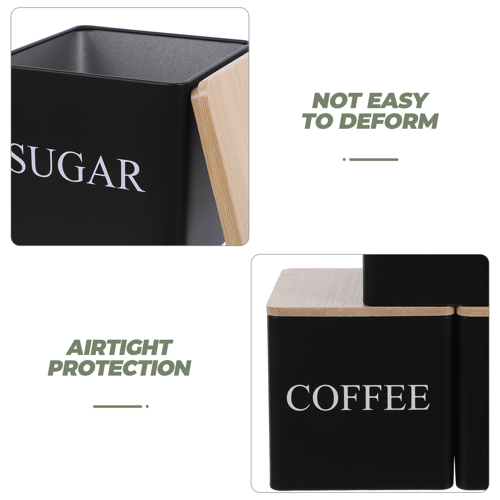 Ensemble de 3 boîtes à thé, ca - Coffee Tea Containers avis et prix